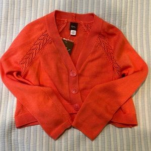 Tea coral sweater, size S (4-5)